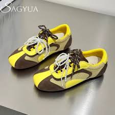 Bead Flats Casual Sneakers Woman Shoes Sport Loafers Summer 2025 New Trend Lace-Up Running Shoes Designer Comfort Zapatos Mujer